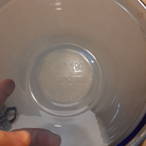 Anchor Hocking Cobalt Blue Mixing Bowl 1 Qt USA Glass - Picture 4 of 6